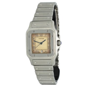 Cartier Santos Galbee "Brown Patina"