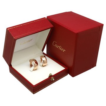 Cartier Rose Gouden Oorbellen Happy Birthday collectie
