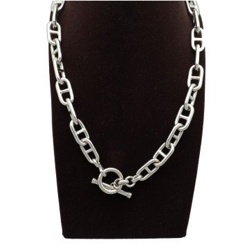 18 Krt Witgouden Collier 55 cm