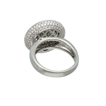 14 Krt Witgouden Briljant ring  2.00 Ct