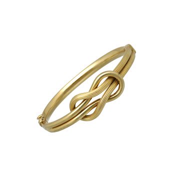 Geelgouden fantasie Bangle