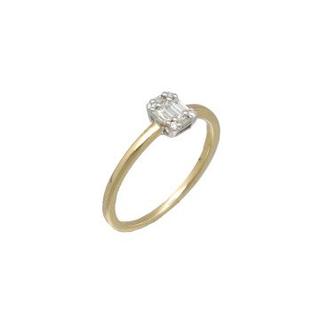 Geelgouden Diamanten ring