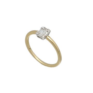 Geelgouden Diamanten ring