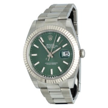 Rolex Datejust 41 Ref.126334 Mint/Green