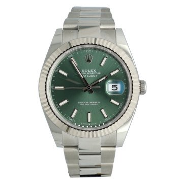Rolex Datejust 41 Ref.126334 Mint/Green