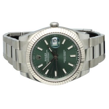 Rolex Datejust 41 Ref.126334 Mint/Green