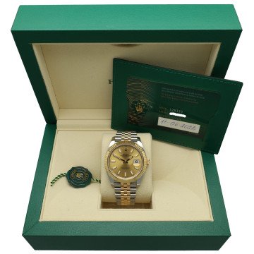 Rolex Datejust 41mm Goud/Staal  Ref:126333