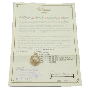 Chopard Happy diamonds hanger 