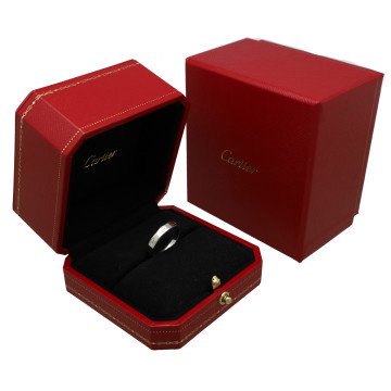 Witgouden Cartier love ring mt 53