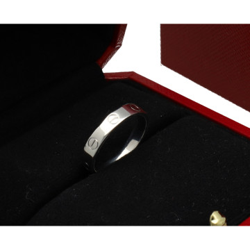Witgouden Cartier love ring mt 53