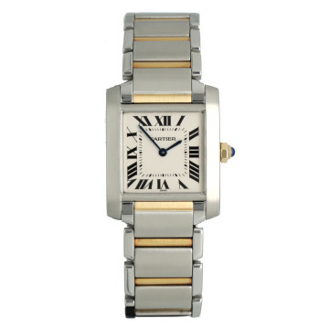 Cartier tank francaise Goud/staal Ref.2301