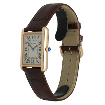 Cartier Tank Solo Rose Goud/Staal Ref 3167